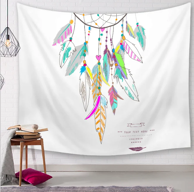 Индийский Ловец снов Волк декоративные гобелены ванная комната открытый гобелен