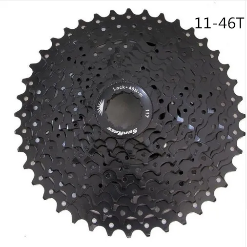 MS3 46T black Sunracing 10 скоростей CSMS3 CSMX3 11-40 t/11-42/11-46 t велосипед широкий диапазон MTB инструмент горный велосипед кассета руль - Цвет: MS3 46T black