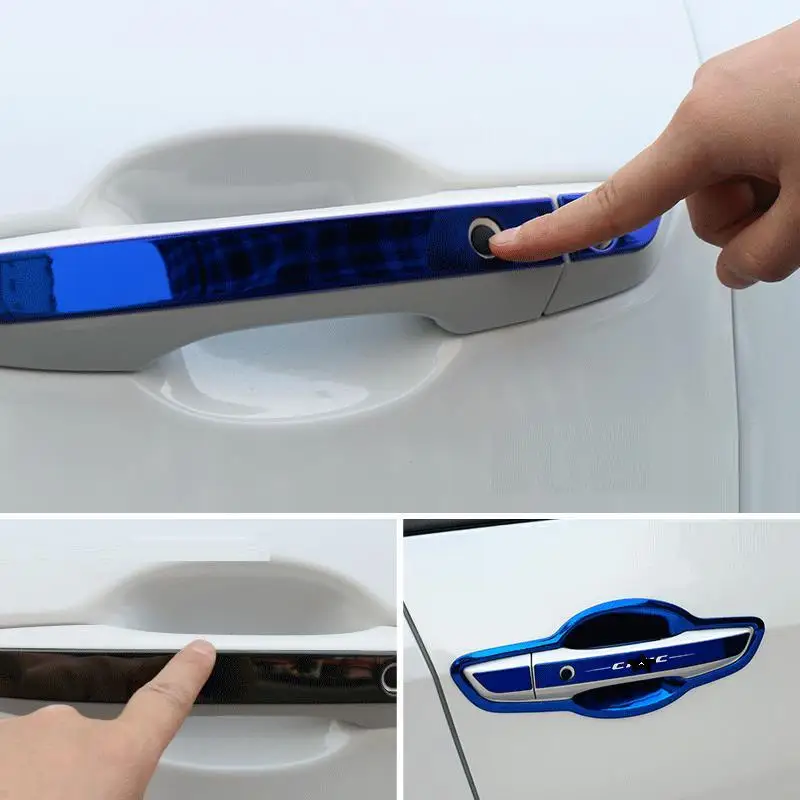 Дверные ручки автомобильные хромированные декоративные модифицированные