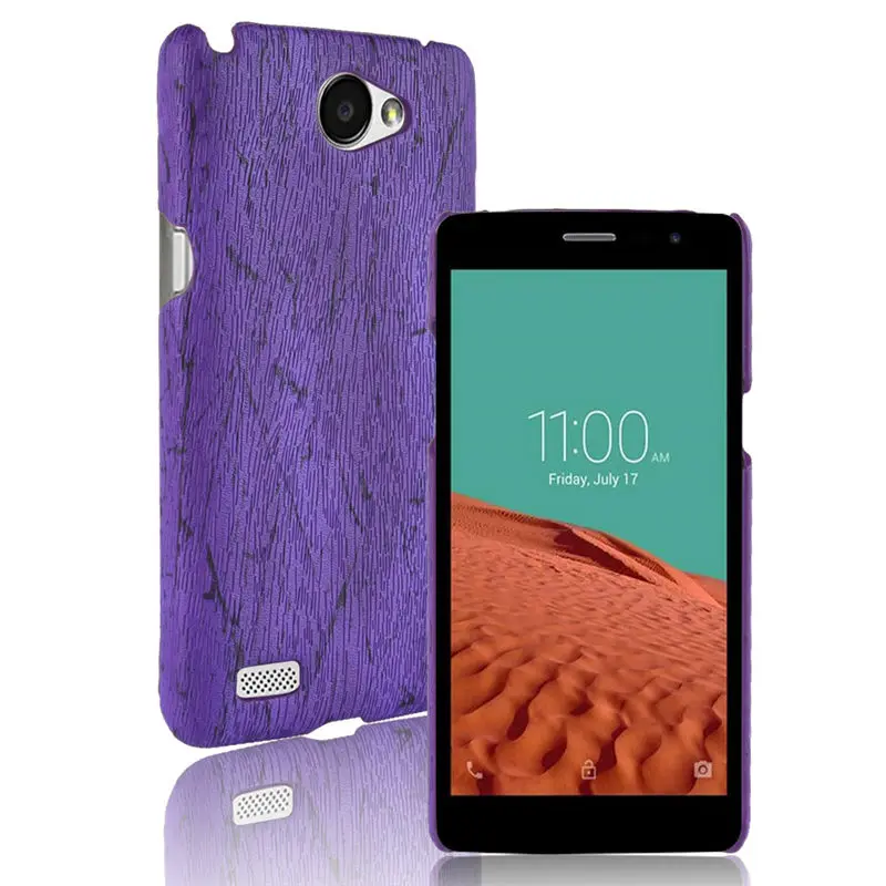 

For LG Max X155 LG Bello2 Case Wood Pattern Hard PC+PU Leather Back Cover Hard Case for LG Bello II 2 Prime II LG Max X155