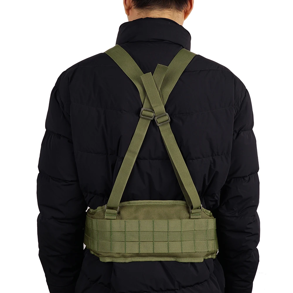 Тактический поясной ремень Molle боевой съемный широкий поясной боевой пояс с подкладкой пояс h-образный портупея с подтяжками