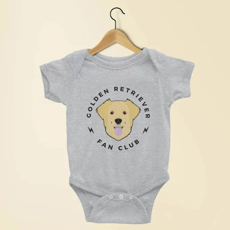 YSCULBUTOL золотистый ретривер детский подарок для душа боди милая детская одежда с