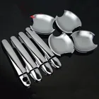 Новая хромированная крышка дверной ручки FUNDUOO + чаша combo для Toyota Yaris Vios 2006-2013 Toyota Corolla 2003 - 2013