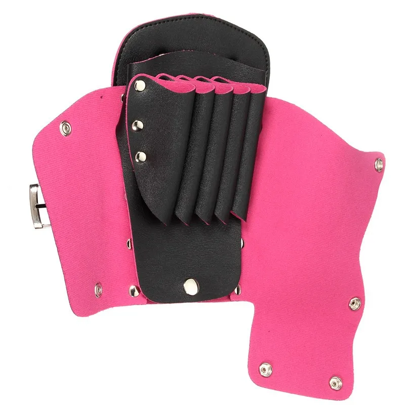 Женская сумка для волос с заклепками парикмахерских ножниц кобура