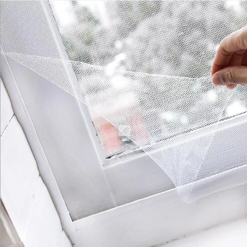 self-adhesive type mosquito screens / DIY gauze invisible simple with velcro Fly Mosquito Window | Дом и сад