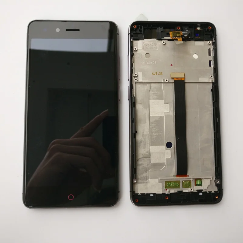 Черный/белый ЖК-дисплей+ TP Для ZTE Nubia Z11 мини TD-LTE nx529j ЖК-дисплей Дисплей+ Сенсорный экран планшета сборки Замена+ Рамки