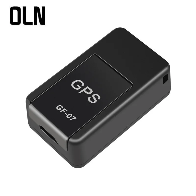 Black OLN gps GF-07 для домашних животных, умный мини gps трекер, анти-потеря, трекер для домашних собак, кошек, трекеров, оборудование, gps устройство слежения - Цвет: Black
