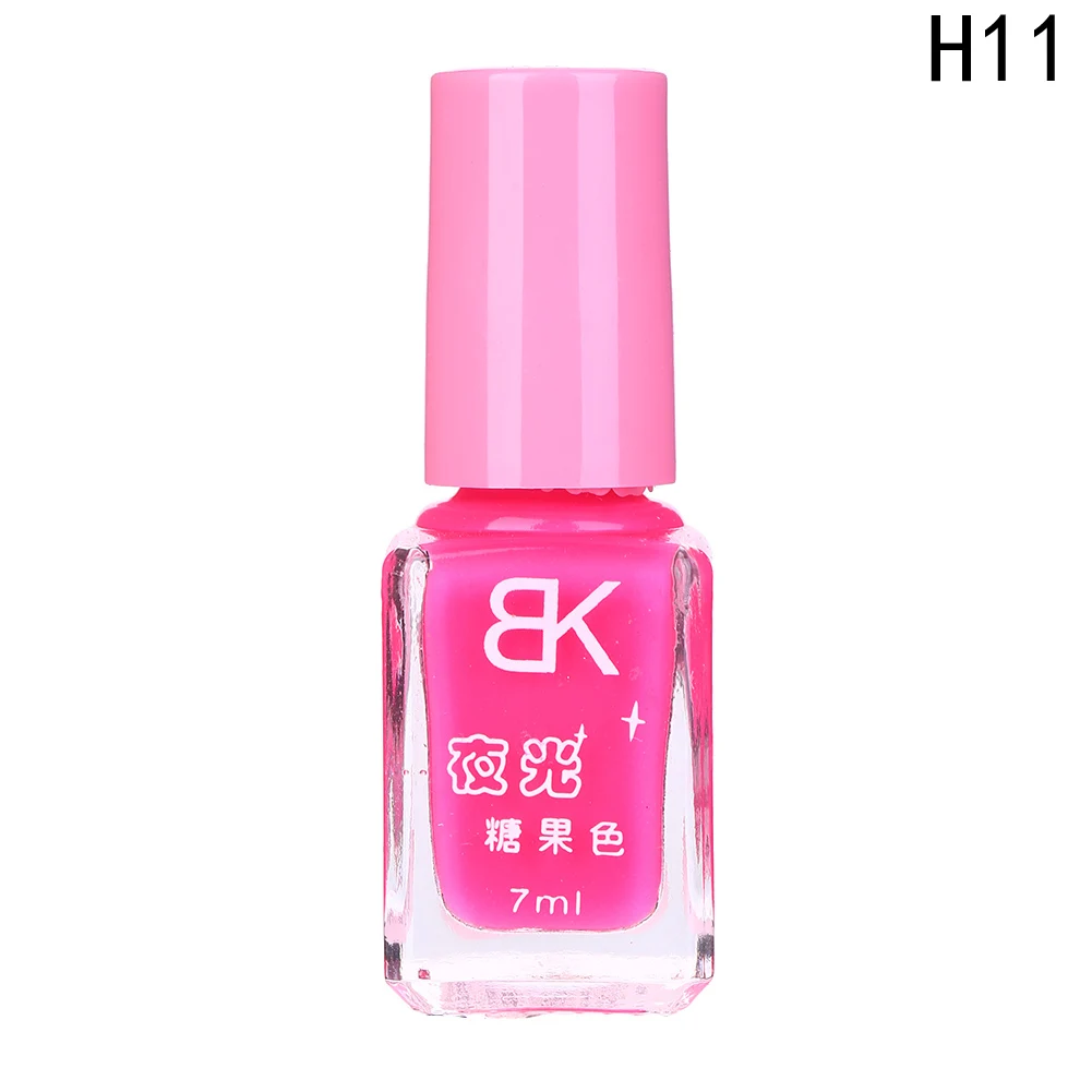 Кисточки для дизайна ногтей 7 мл Лак для ногтей Nagellak светящийся флуоресцентный Неон лак для ногтей светится в темноте vernis a ongle