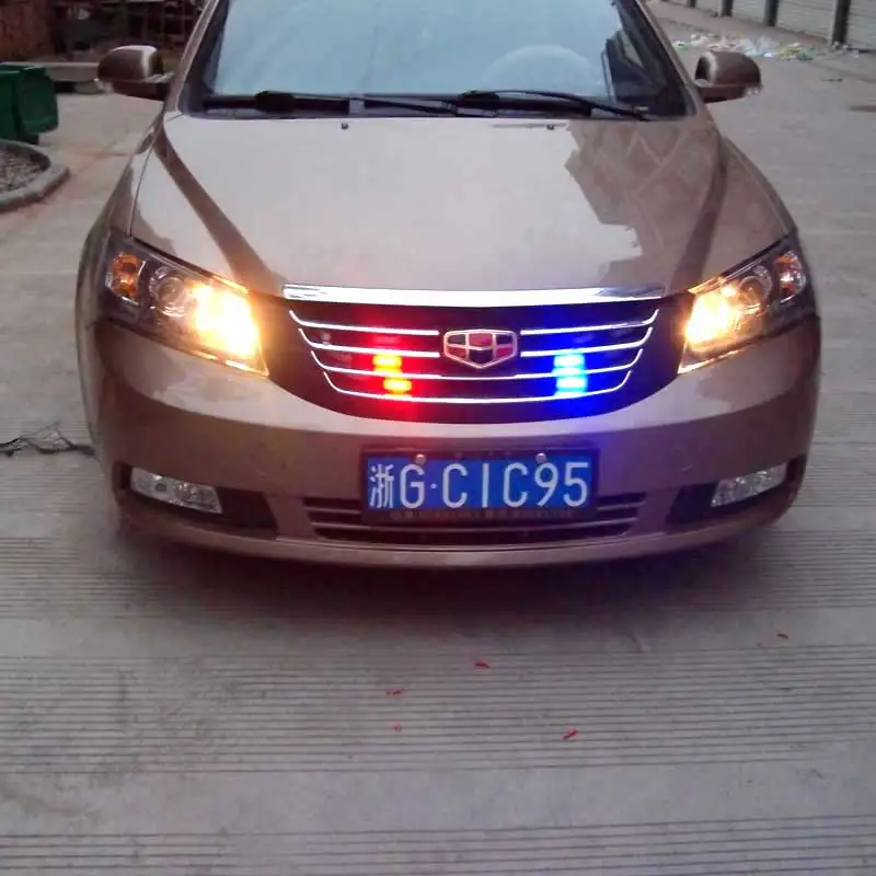 4x3 LED Красный Синий Янтарный Желтый стробоскоп светодиодная вспышка огонь