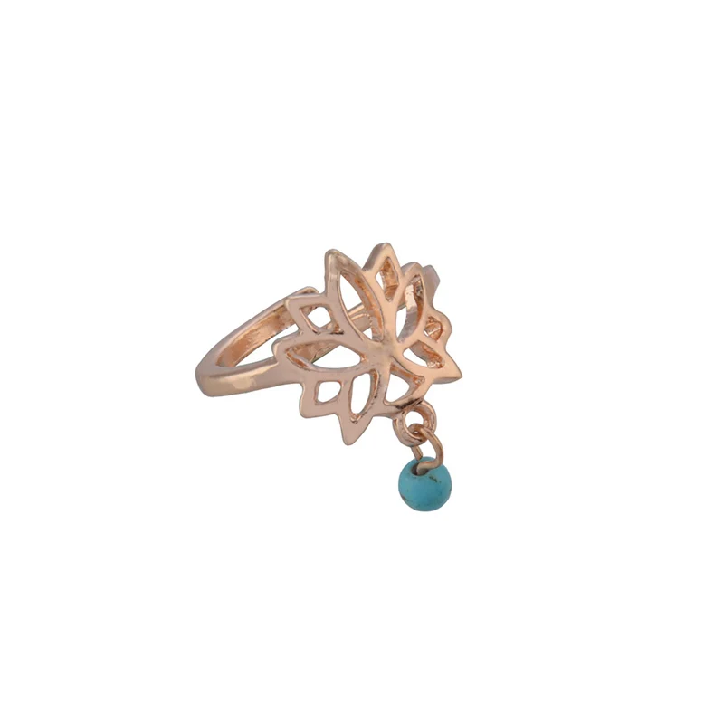 2019 Винтаж кольцо для пальца ноги золотого и серебряного цветов лотоса пляж