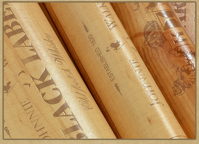 3d деревянные винтажные обои в рулонах винная коробка клетчатые этикетки для бара