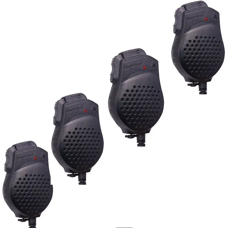 Baofeng Динамик микрофон двойной PTT для Kenwood pofung UV иди и болтай walkie talkie “иди и UV-82 UV82 UV-82L UV-8D UV-89 UV-82HP Портативный CB радио - Цвет: 4 pcs