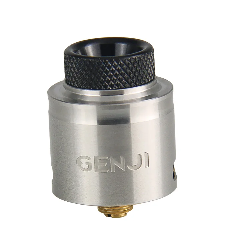 Оригинальный атомайзер Tigertek Genji RDA с позолоченным корпусом и регулируемым нижним
