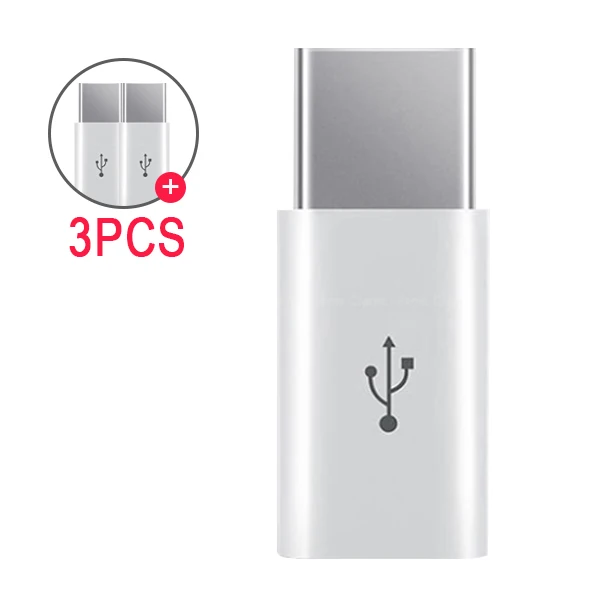 3PC Адаптер ACCEZZ OTG mi cro USB-Type C для huawei LG G5 G6 Xiaomi mi 5 4S 4C samsung S8 S9 S10 зарядный преобразователь для One Plus 5 - Цвет: 3PC