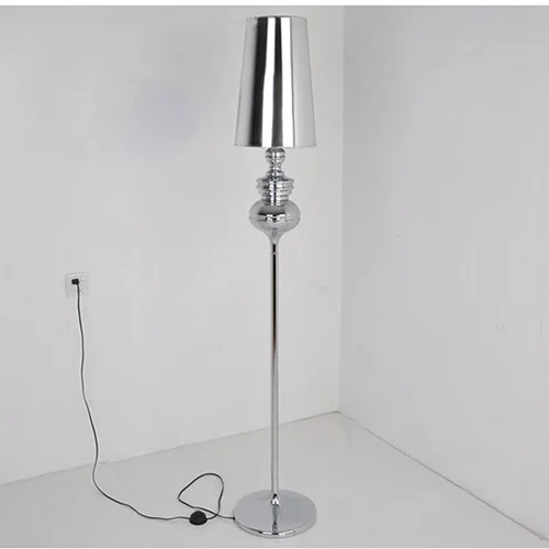 Silver PVC shade Скандинавский простой испанский guardian золотой черный и белый серебряный тыквенный Торшер для спальни гостиной Кабинета прохода гостиничный номер кафе - Цвет абажура: Silver PVC shade