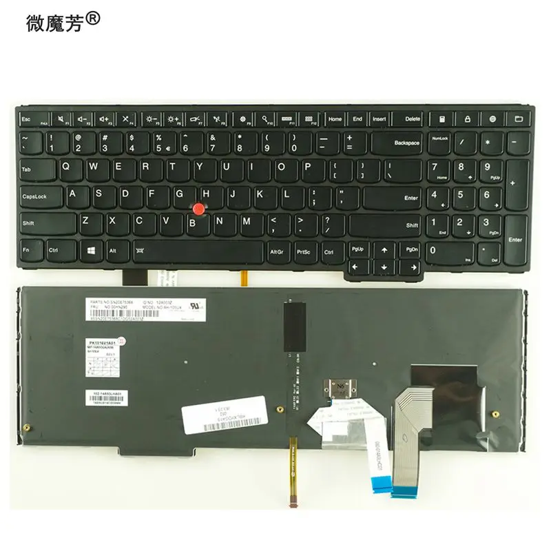 Новая клавиатура США для lenovo Thinkpad S5 YOGA 15 Клавиатура ноутбука с