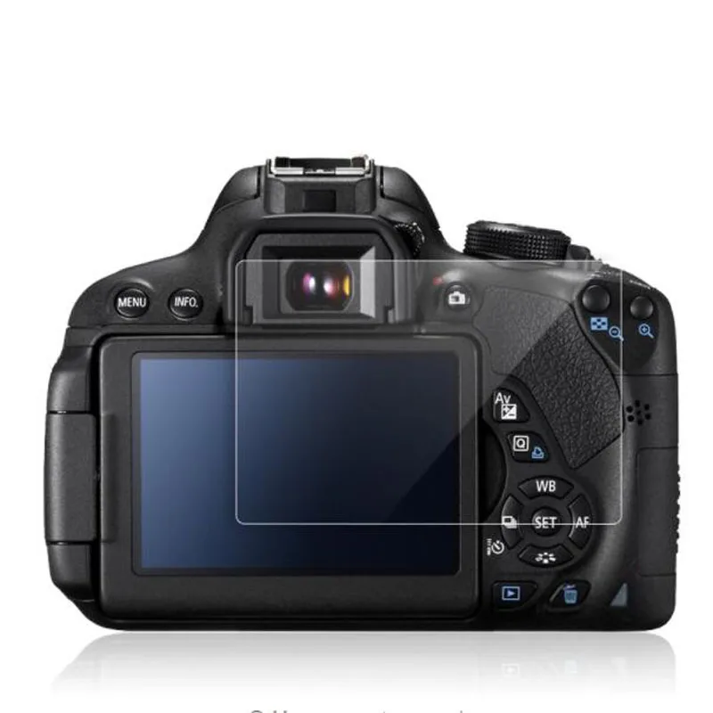 Защитная пленка для ЖК экрана из закаленного стекла камеры Canon EOS 650D 70D 700D 750D 760D 77D