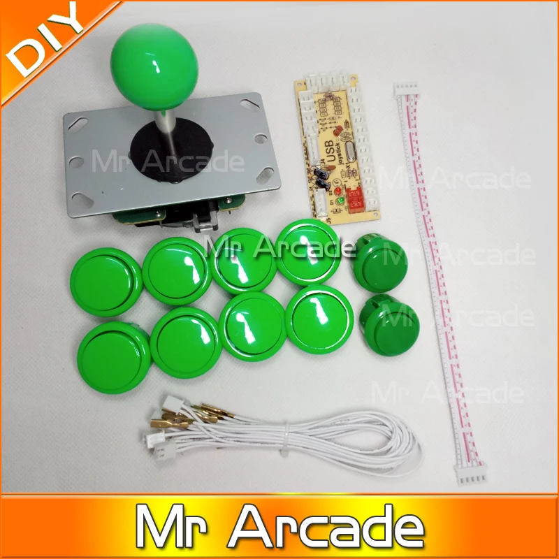 Набор для аркадных игр лидер продаж набор USB энкодер ПК джойстик Sanwa сборки | Спорт