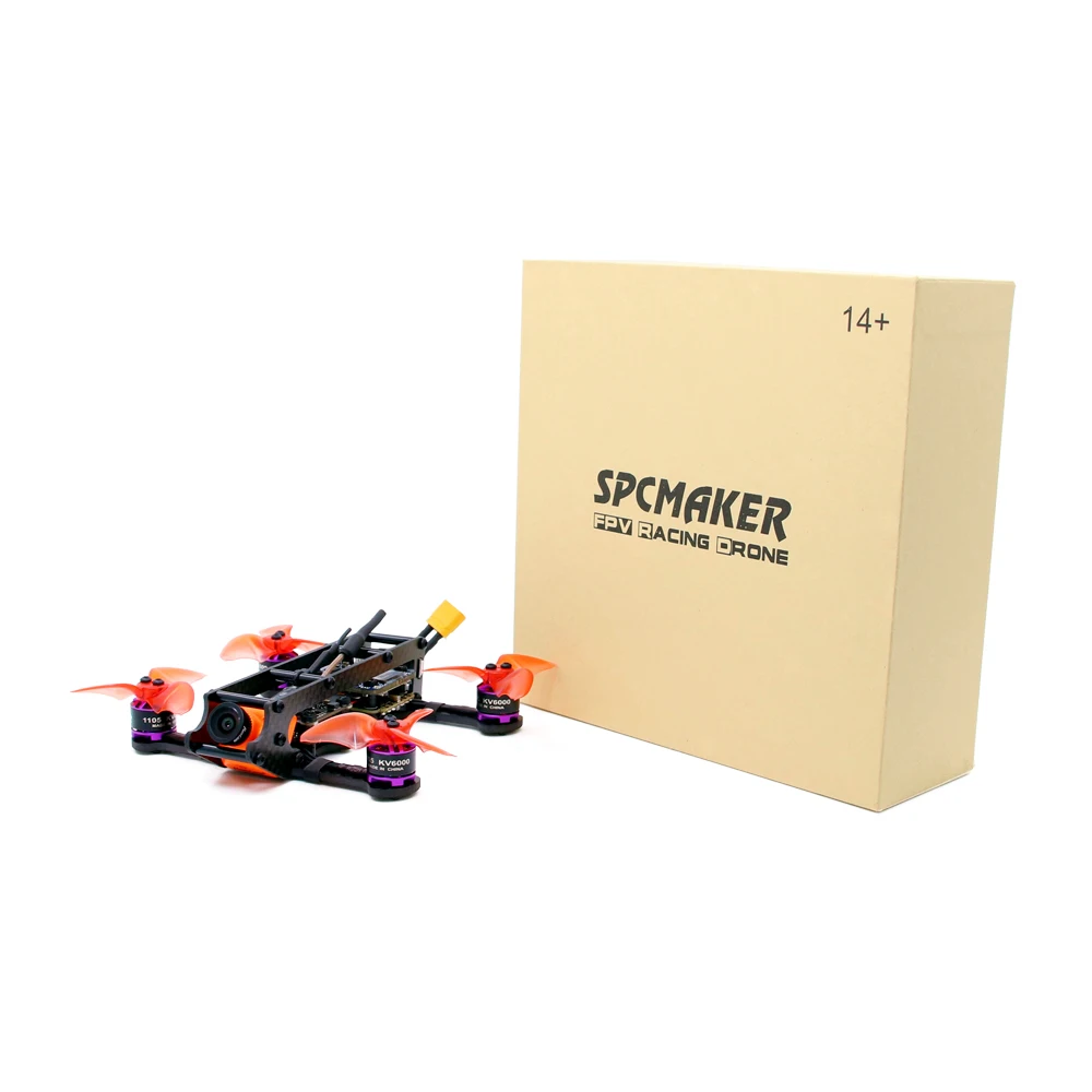 SPCMaker K2 110 мм Omnibus F4 20A BLHeli_S ESC RunCam Split Mini 2 FPV Racing RC Дрон FRSKY/FLYSKY/DSM/FUTABA BNF|Детали и