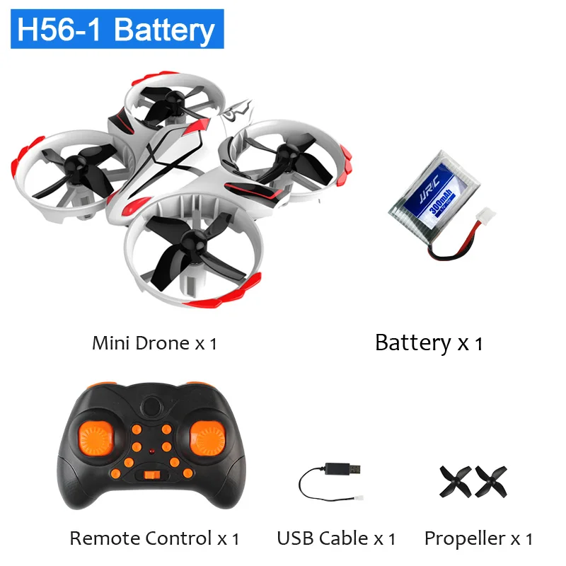H56-White JJR/C JJRC H56 микро Квадрокоптер с инфракрасным датчиком мини-Дрон Квадрокоптер радиоуправляемые игрушки VS JJRC H36 режим управления жестами - Цвет: H56-White