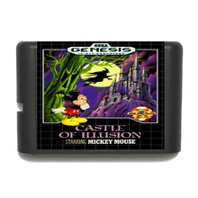 Замок иллюзии в звездочку Микки Маус 16 бит MD игровая карта для sega Mega Drive для Genesis Замок иллюзии в звездочку Микки Маус 16 бит MD игровая карта для sega Mega Drive для Genesis