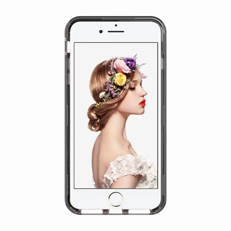 Модный защитный чехол с цветочным рисунком для iphone 7 8 6 6S Plus мягкий ТПУ бампер PC