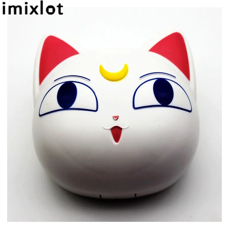Imixlot Новое поступление милый чехол для контактных линз с кошкой с зеркальными контактными линзами коробка для мужчин и женщин портативный держатель - Цвет: B