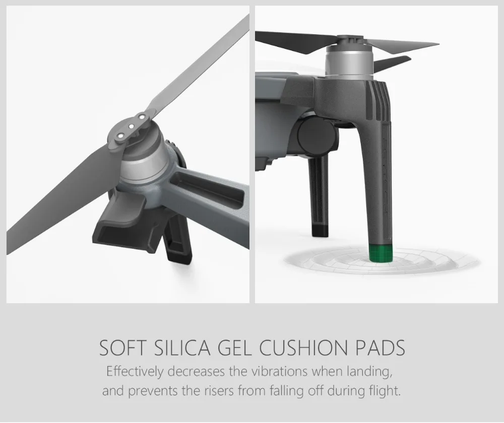 PGYTECH шасси стояки для DJI Spark Поддержка Protector Расширение Замена Fit Drone интимные Аксессуары Новое поступление