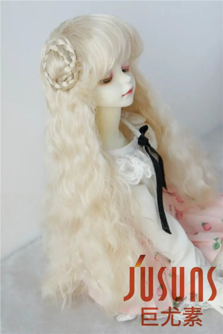 JD098 1/4 MSD BJD химическое мохер кукла парики довольно Sobazu парик 7-8 дюймов кукла аксессуары
