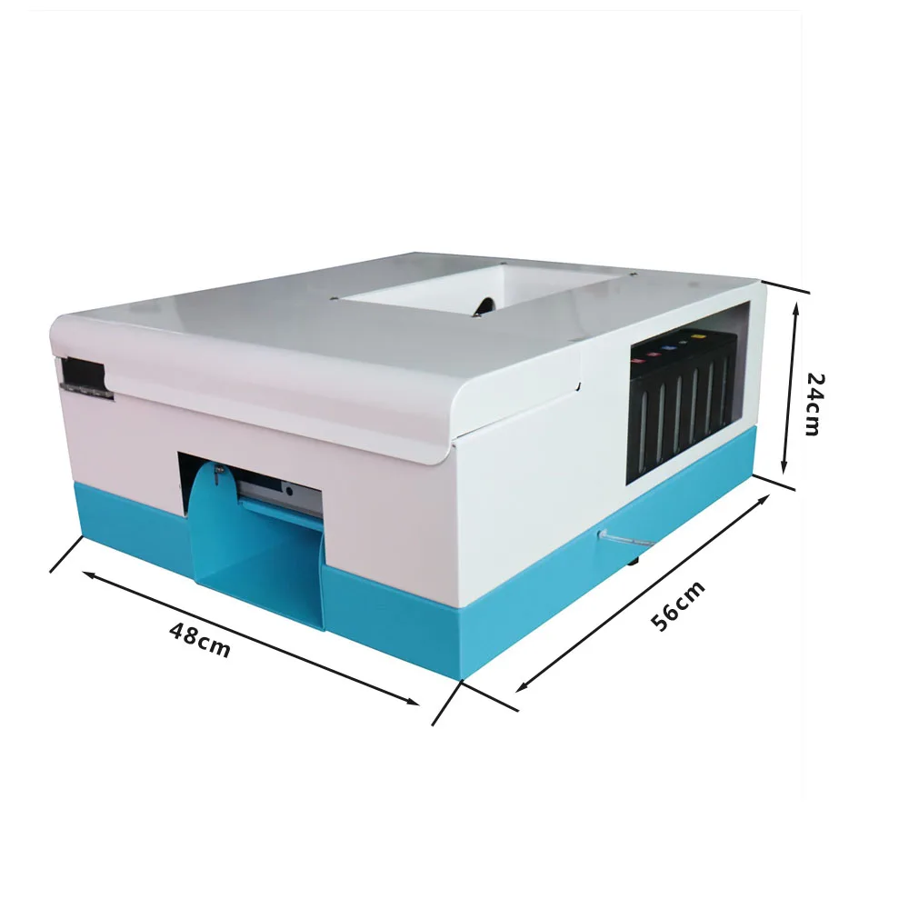 Обновления автоматическое ПВХ id card printer на 4 размера струйной печати карт машины 86*54 имя карты принтер 70*100 ПВХ карты принтера