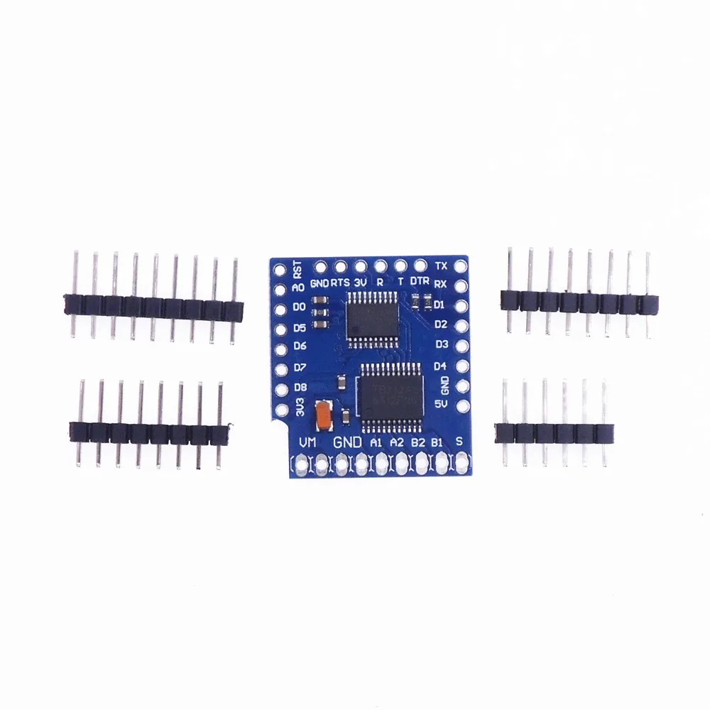 

TB6612FNG motor protection for D1 mini I2C dual motor drive motor shield V1.0.0
