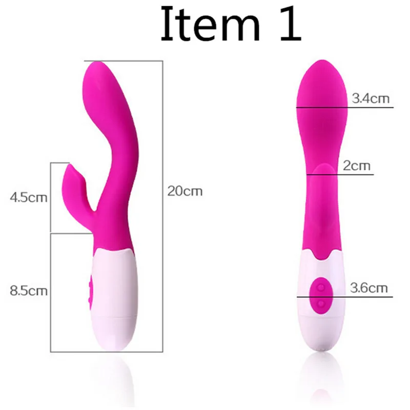 Новые 30 Частотные вибраторы для женщин G Spot страпон с вибратором двойной мотор