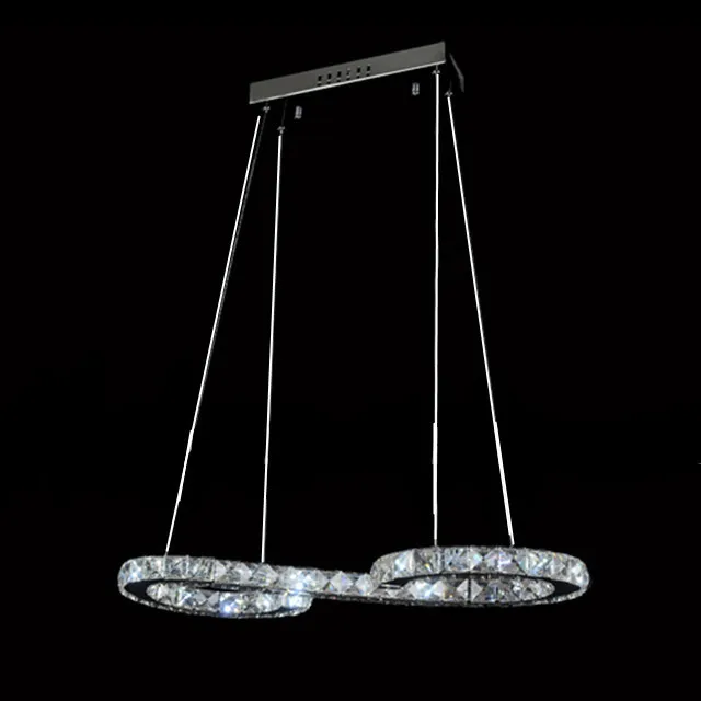 Современная роскошная дизайнерская светодиодная хрустальная люстра S образной