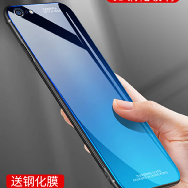 

Tempered Glass+Silicone Edge Case for Apple iPhone 8 Plus Phone Shell Cover for iPhone 7 Plus+Tempered Glass Screen Protector