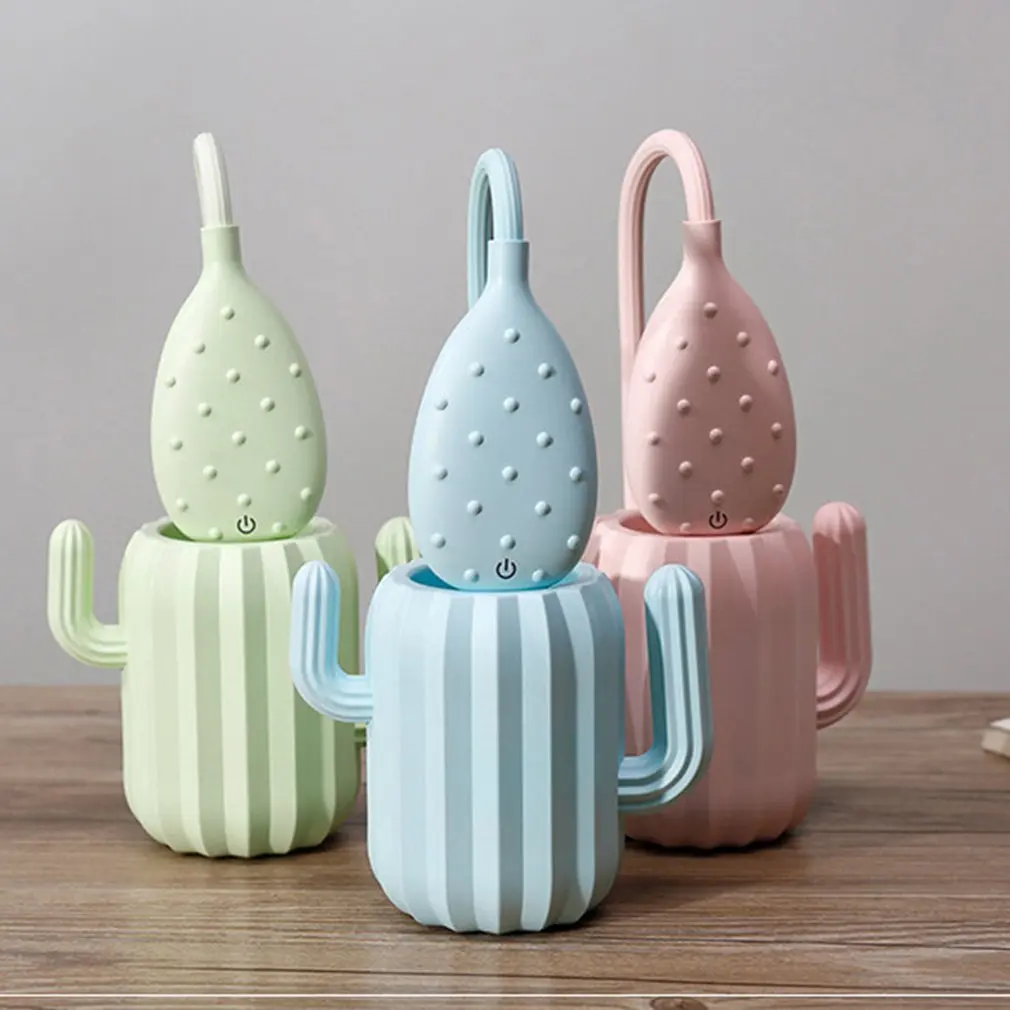 Уникальный в форме кактуса USB Перезаряжаемый светодиодный сенсорный светильник