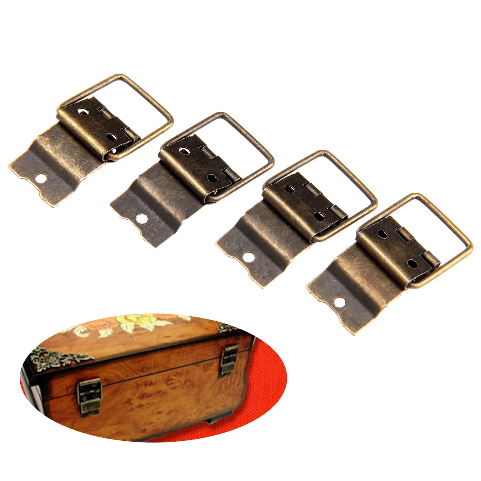 4 шт. коробка для украшений под старину 38 х21 мм|Петли шкафа| |