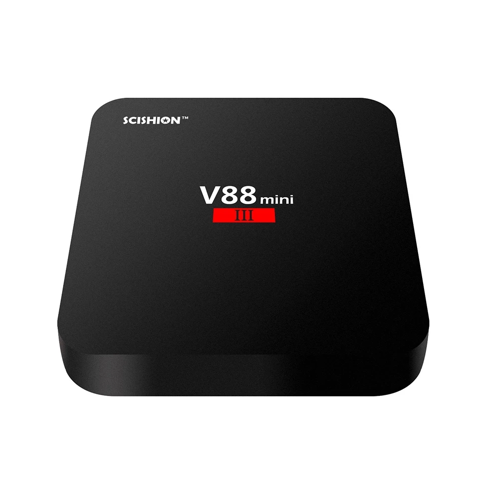 Новейший SCISHION V88 Mini III Android 7 1 RK3328 четырехъядерный ТВ-приставка 2G DDR3 ram 8G rom 2 4 GHz WiFi 64