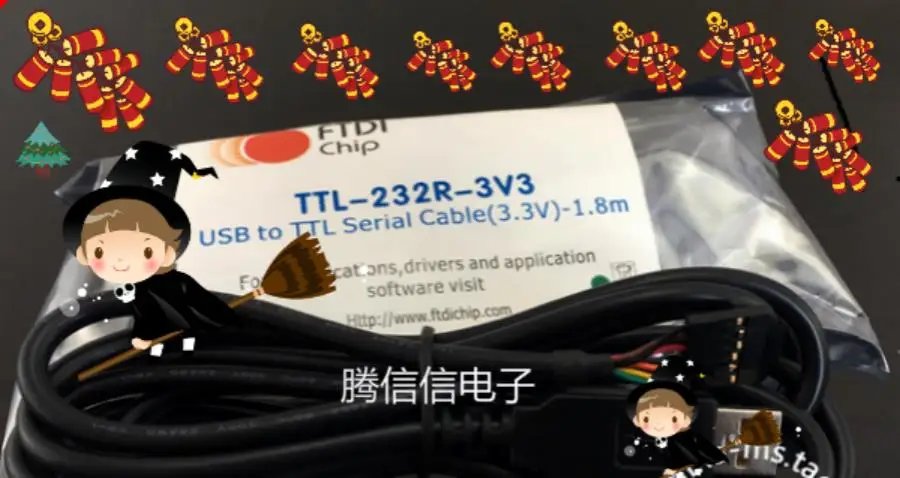Для FTDI TTL 232R 3V3 USB для последовательного кабеля в сборе UART Conver|Аксессуары