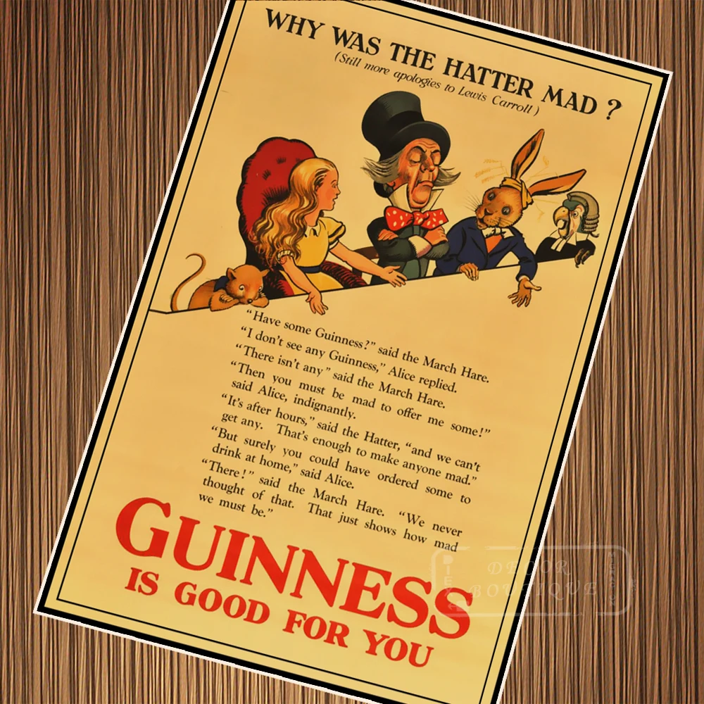 Гиннесс хорошо для вас пивные пропагандистские плакаты ретро ВИНТАЖНАЯ