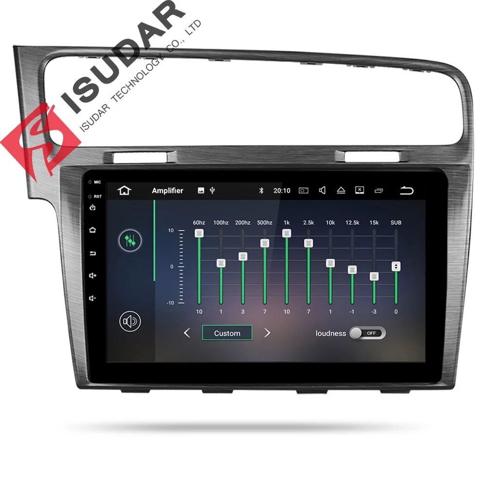 Grey 32GB No DSP Isudar 1 Din Automotivo радио Android 9 для VW/Volkswagen/Golf 7 gps автомобильный мультимедийный плеер Восьмиядерный ОЗУ 4 Гб ПЗУ 64 Гб DVR FM DSP - Цвет: Grey 32GB No DSP
