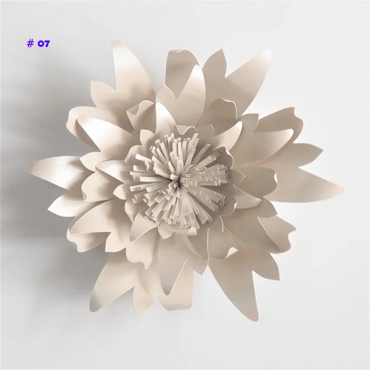 Glittered Ivory 20 см Толстая кардшток роза DIY бумажные цветы для свадьбы и событий Декорации для детской комнаты декор стен видео обучающие материалы - Цвет: Glittered Ivory