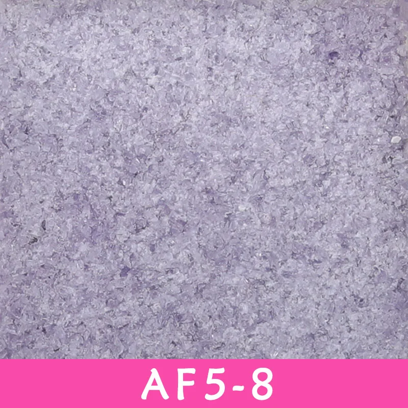 AF5-8 COE 90 Малый размер Fine Frit плавкий прозрачный цвет опал цвет стекло точки DIY ремесло лэмпворк - Цвет: AF5-8