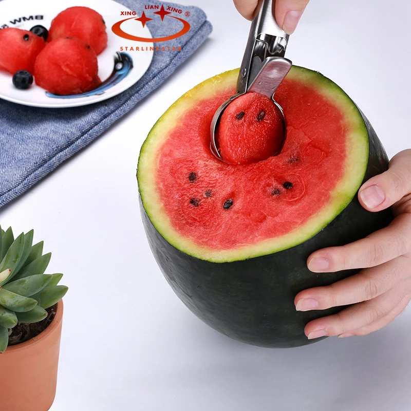 1 шт. совок для мороженого из нержавеющей стали приготовления ледяных шариков