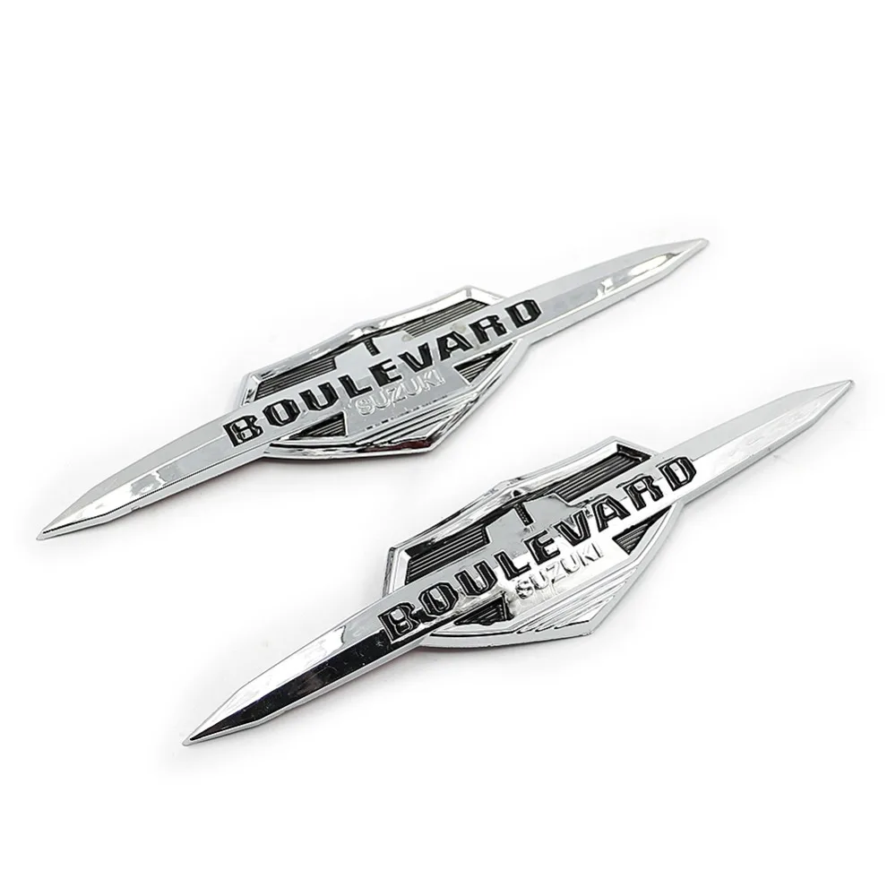 Хромированная эмблема на Бензобак Мотоцикла значок украшение 3D наклейки для Suzuki