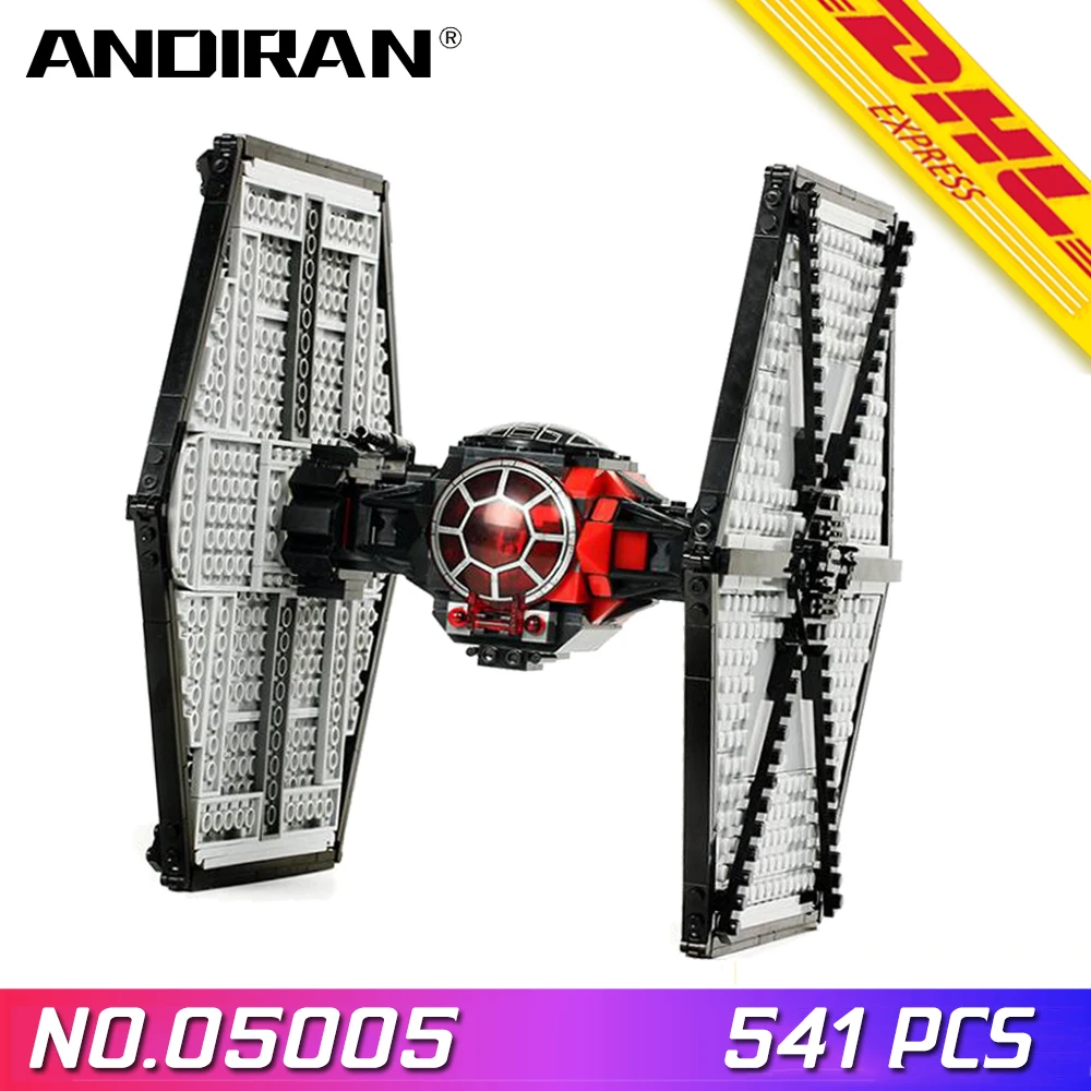 ANDIRAN 05005 Звездный первый заказ галстук-боец модель совместимая legoings 75101 Wars