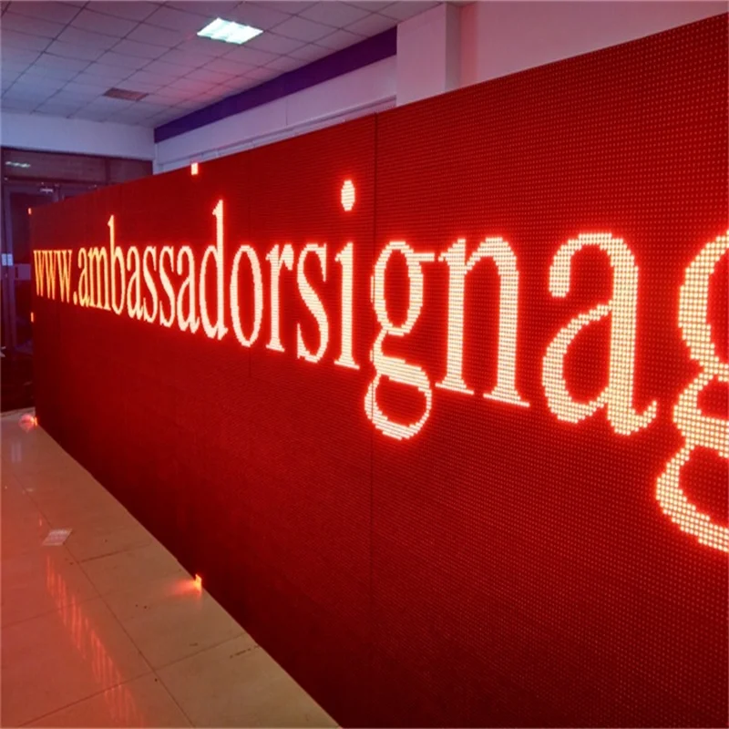 p10 SMD outdoor single red 320*160mm led display module 32*16 pixel taxi top sign door scrolling diy kits |
