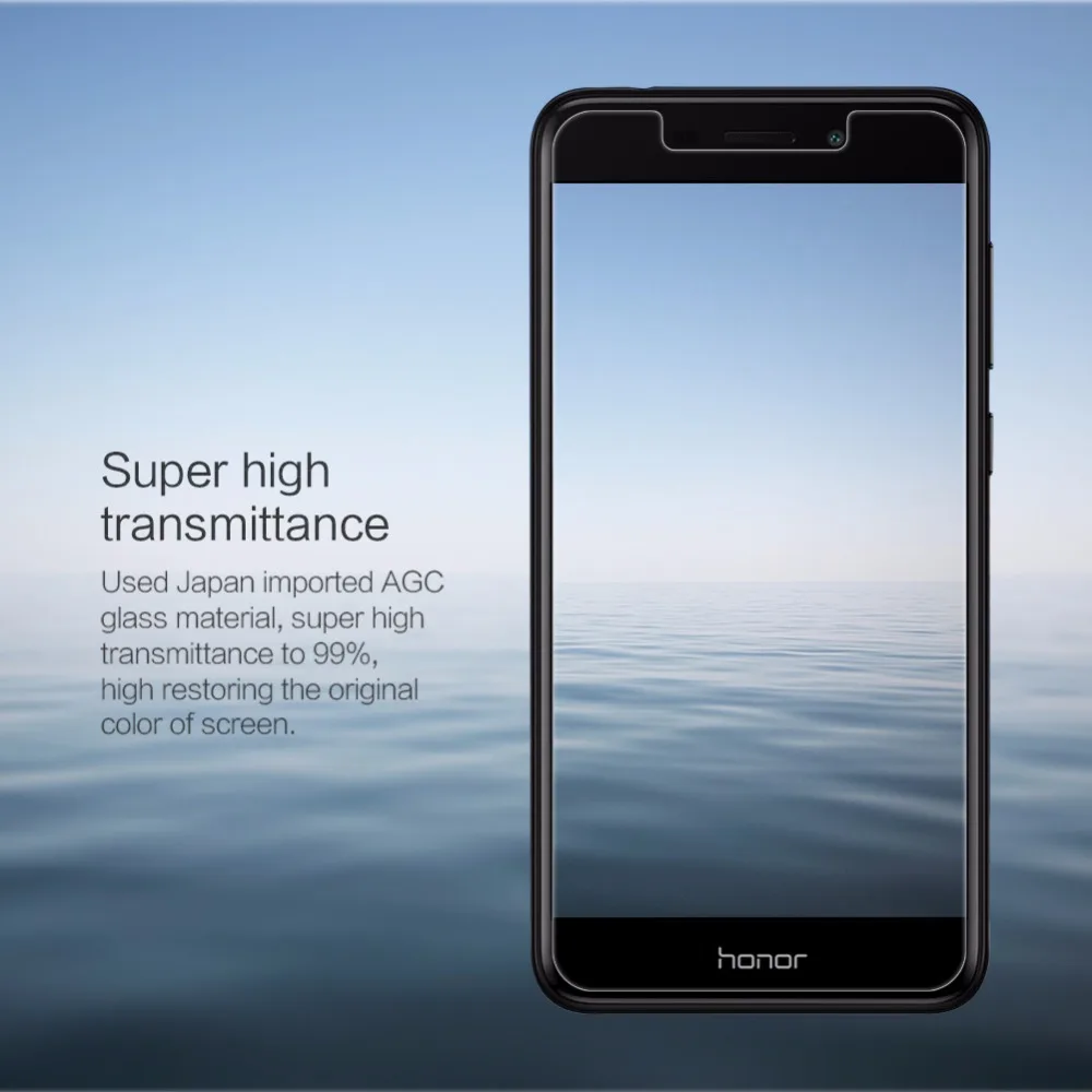 Оригинальное закаленное стекло NILLKIN с плоским краем для huawei honor v9 play Amazing 9H 0 33 мм