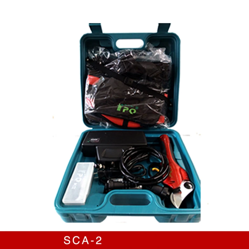 Бесплатная доставка 1 шт. SCA2 Электрический секаторами (полный набор инструментов