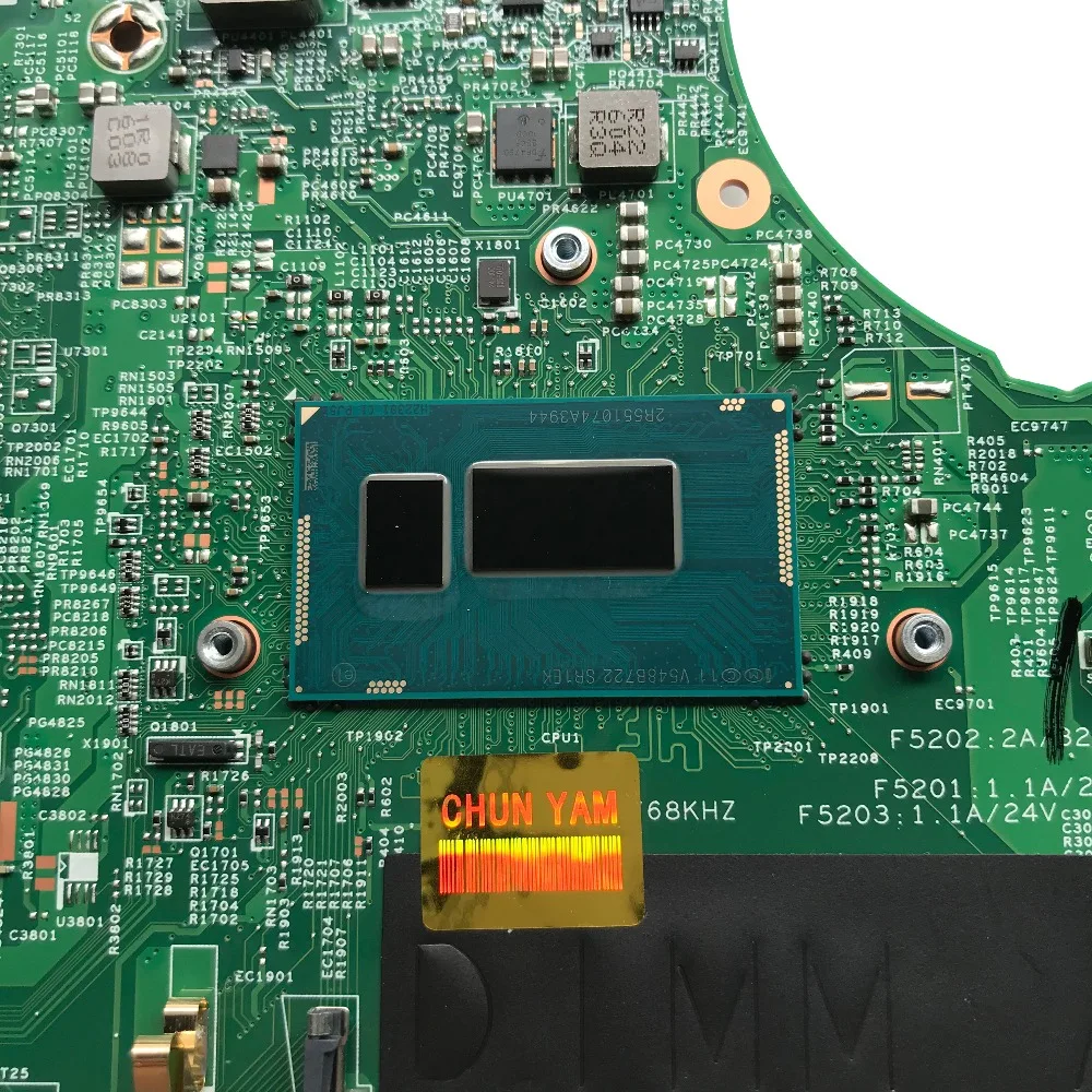 SZWXZY отлично подходит для материнской платы ноутбука DELL 3440 с I3 4005U DDR3 CN 0673CV 673CV 13221 1