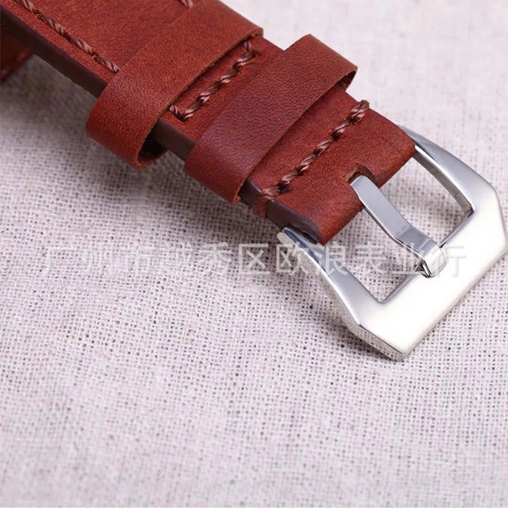 Genuine Leather Watchband For Wristwatch Straps 20mm/22mm/24mm/26mm Comfortable Breathable Sweatproof Straps Watch Accessories